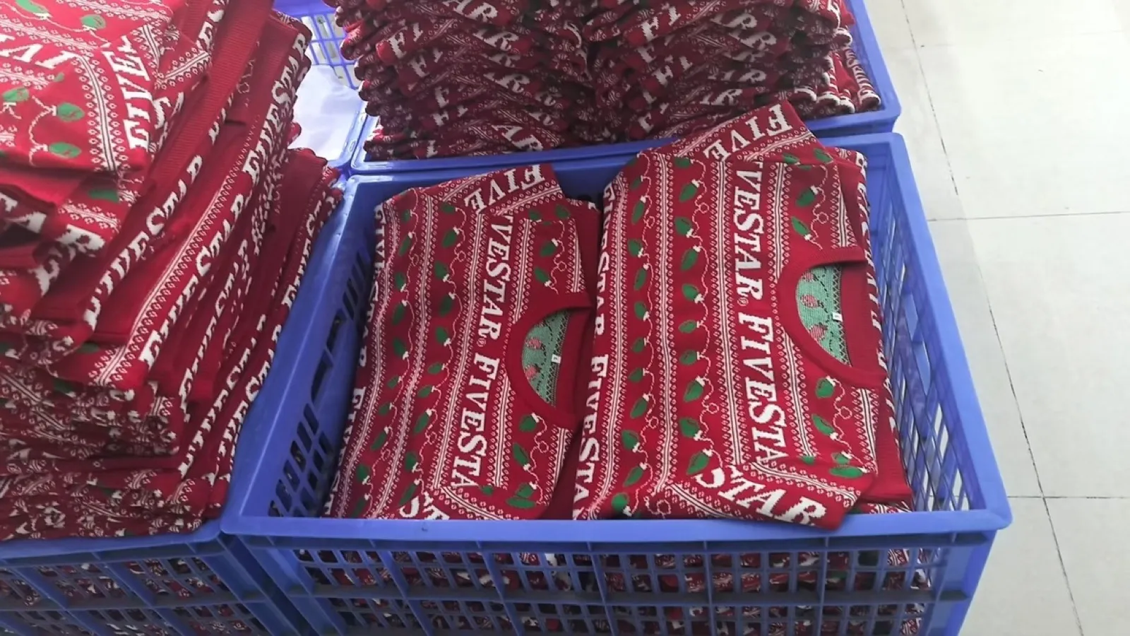 Computerized flat-knitting machines on our Dalang factory floor