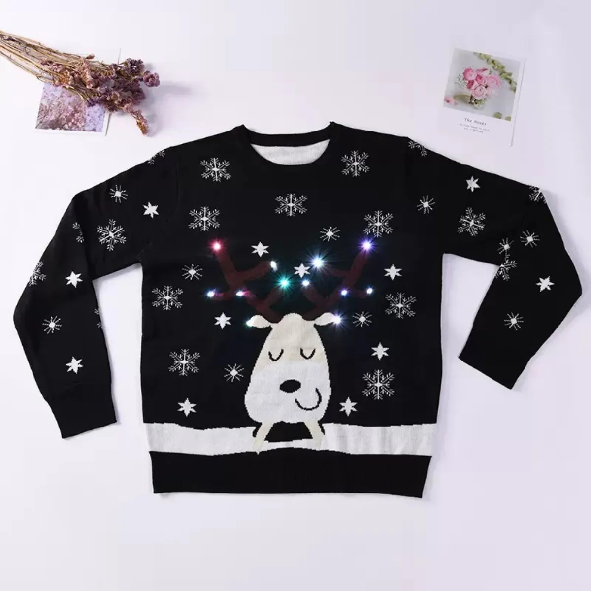 LED light-up Christmas sweater style 4