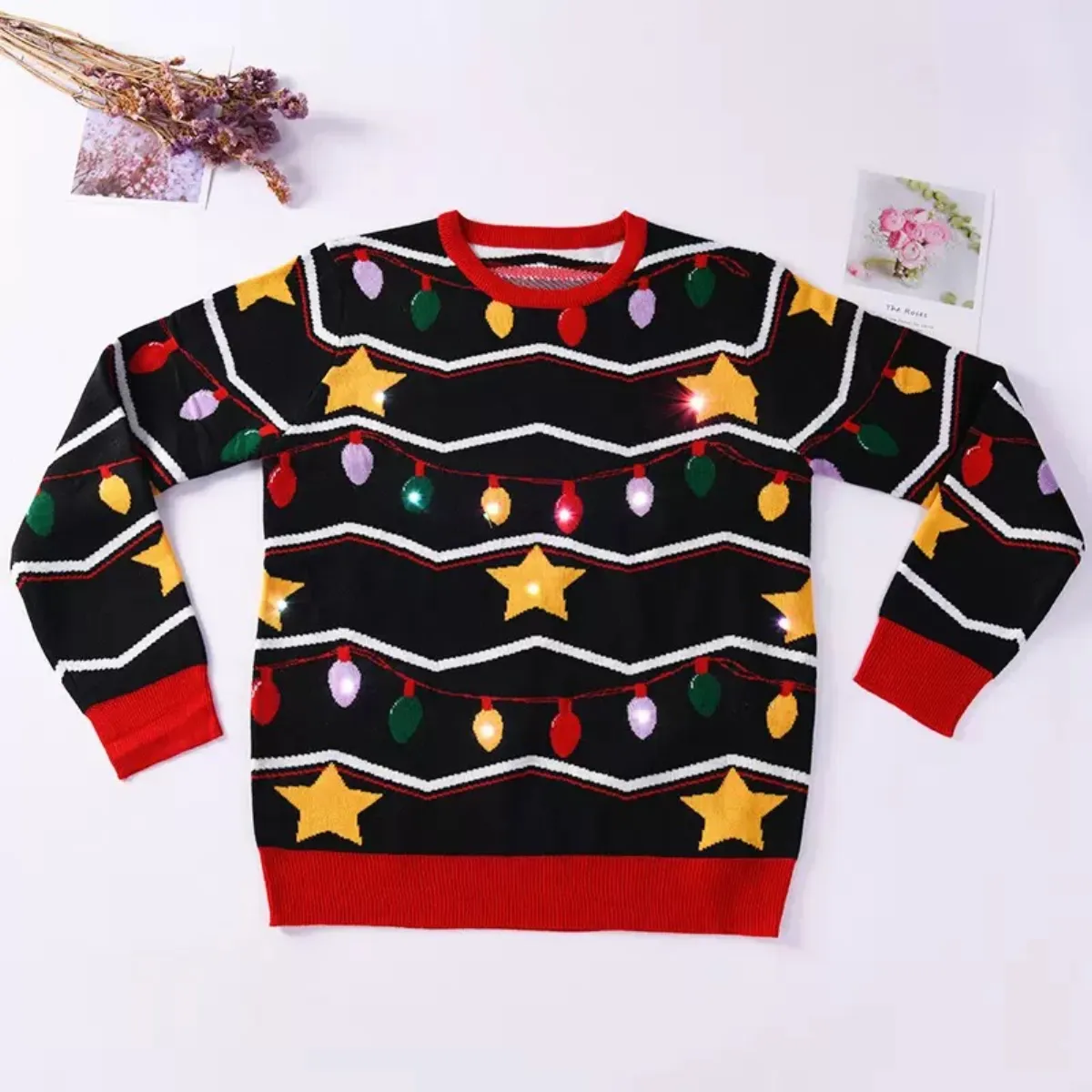 LED light-up Christmas sweater style 5