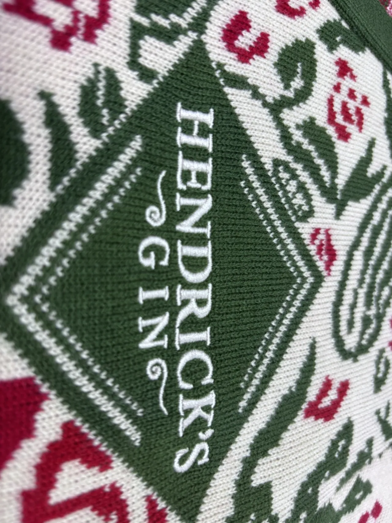 Knitted pattern close-up