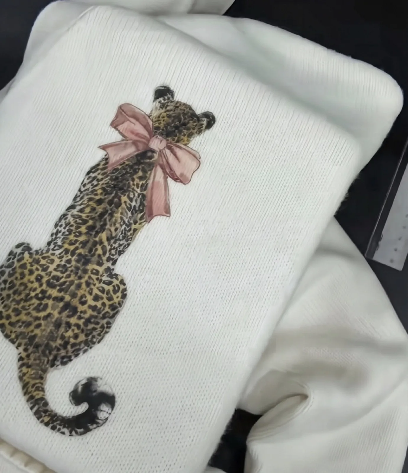 Digital (inkjet) printing directly onto knit fabric