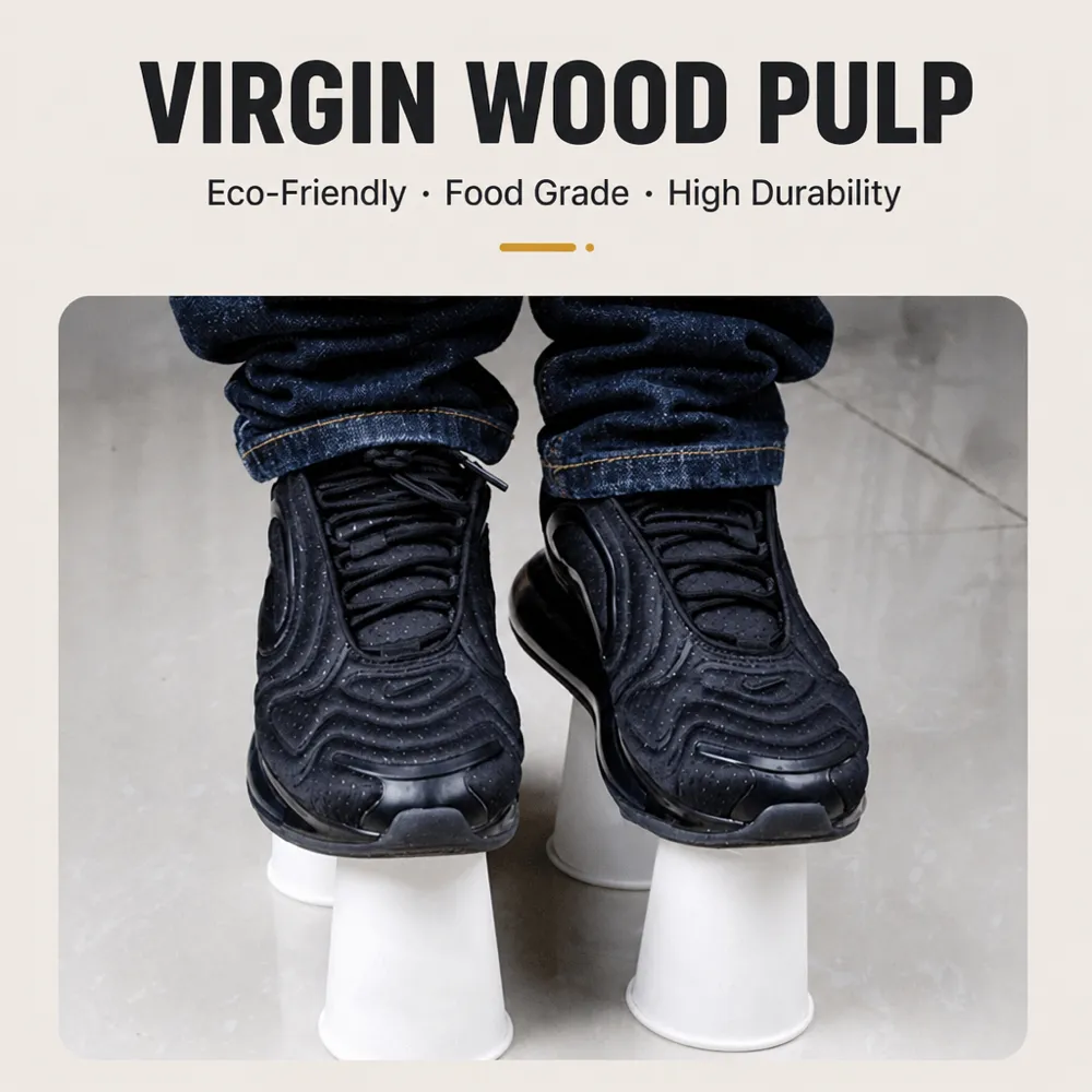 Food-safe paper cup material