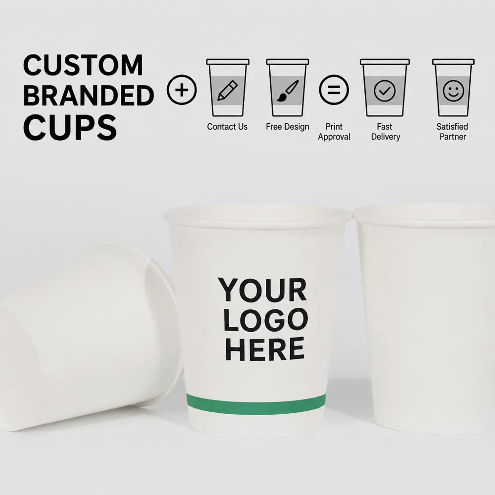 Paper cup template with dimensions