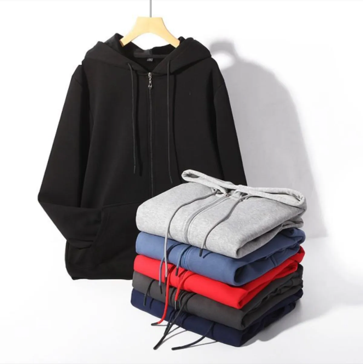 Fleece Zip-Up Hoodie