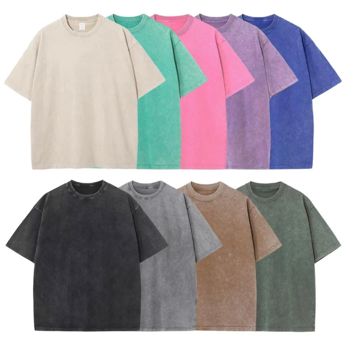 210g Euro Washed Tee