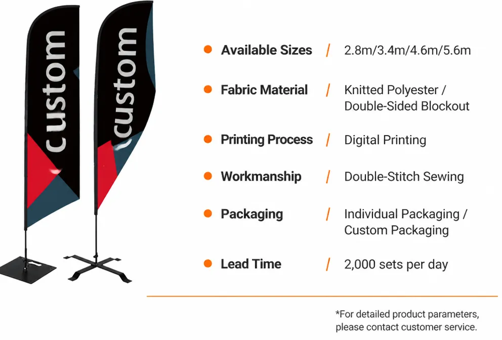 Teardrop Flags & Feather Banners design 6