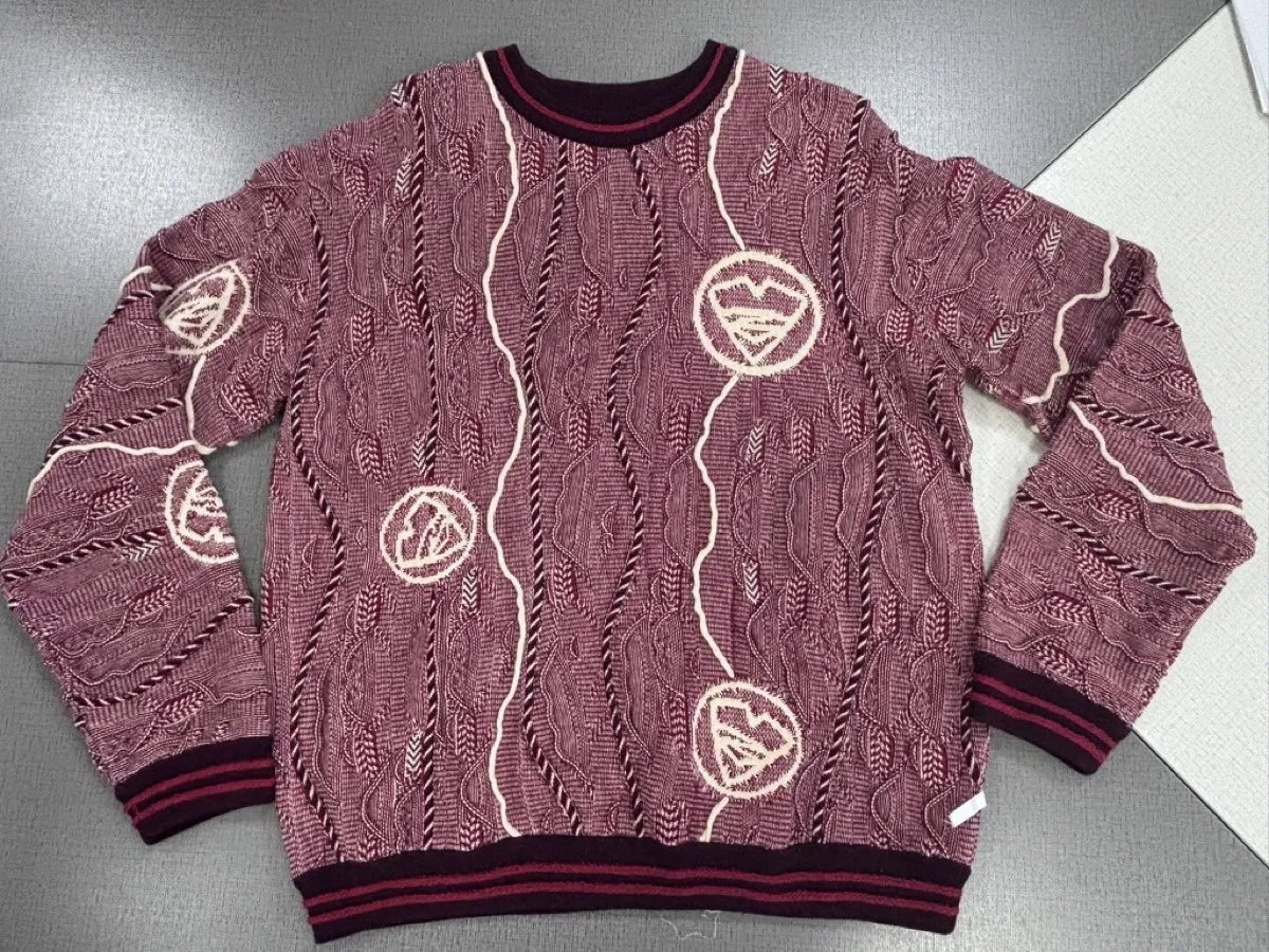 Raised-Texture Knit Sweaters design 10