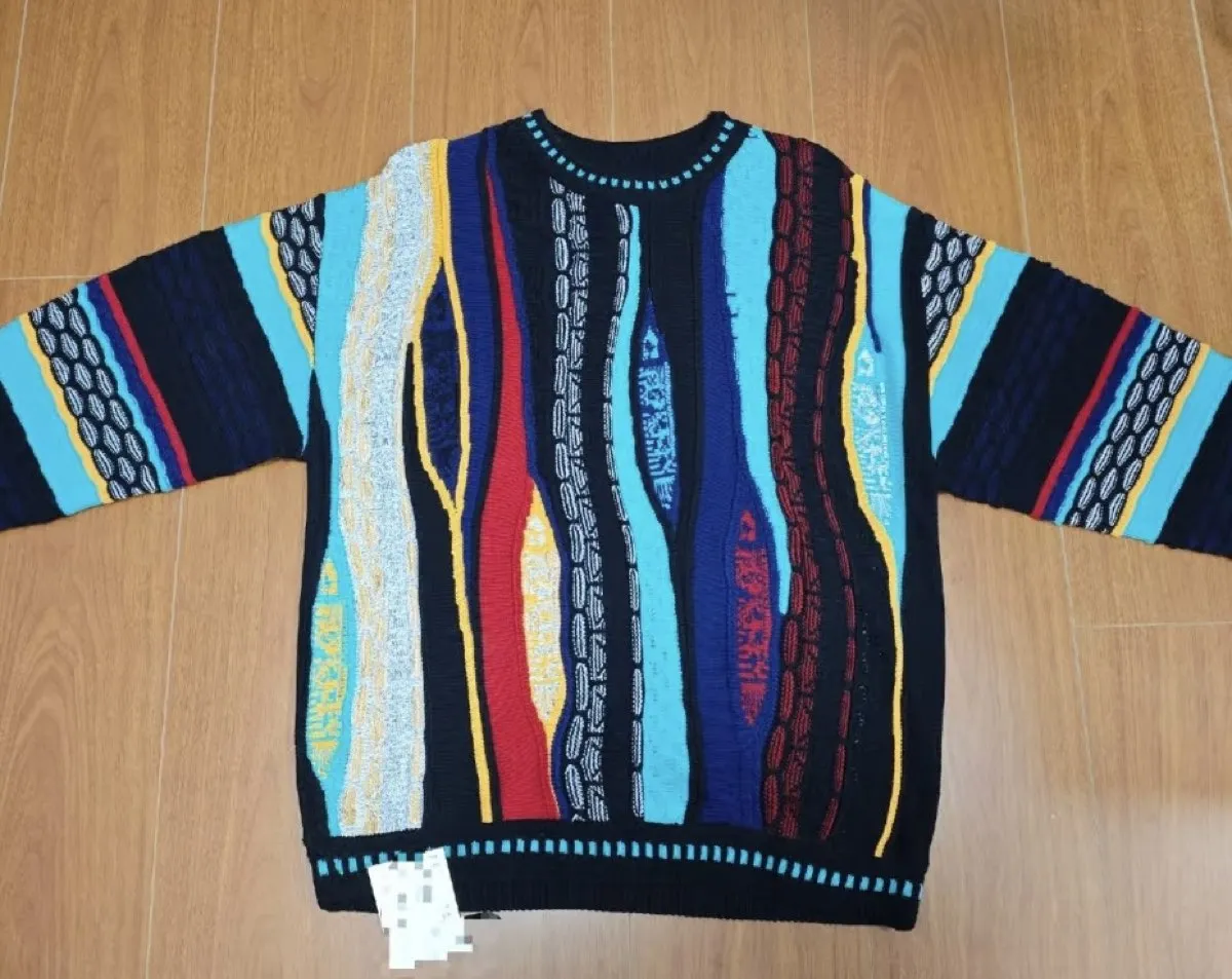 Raised-Texture Knit Sweaters design 4