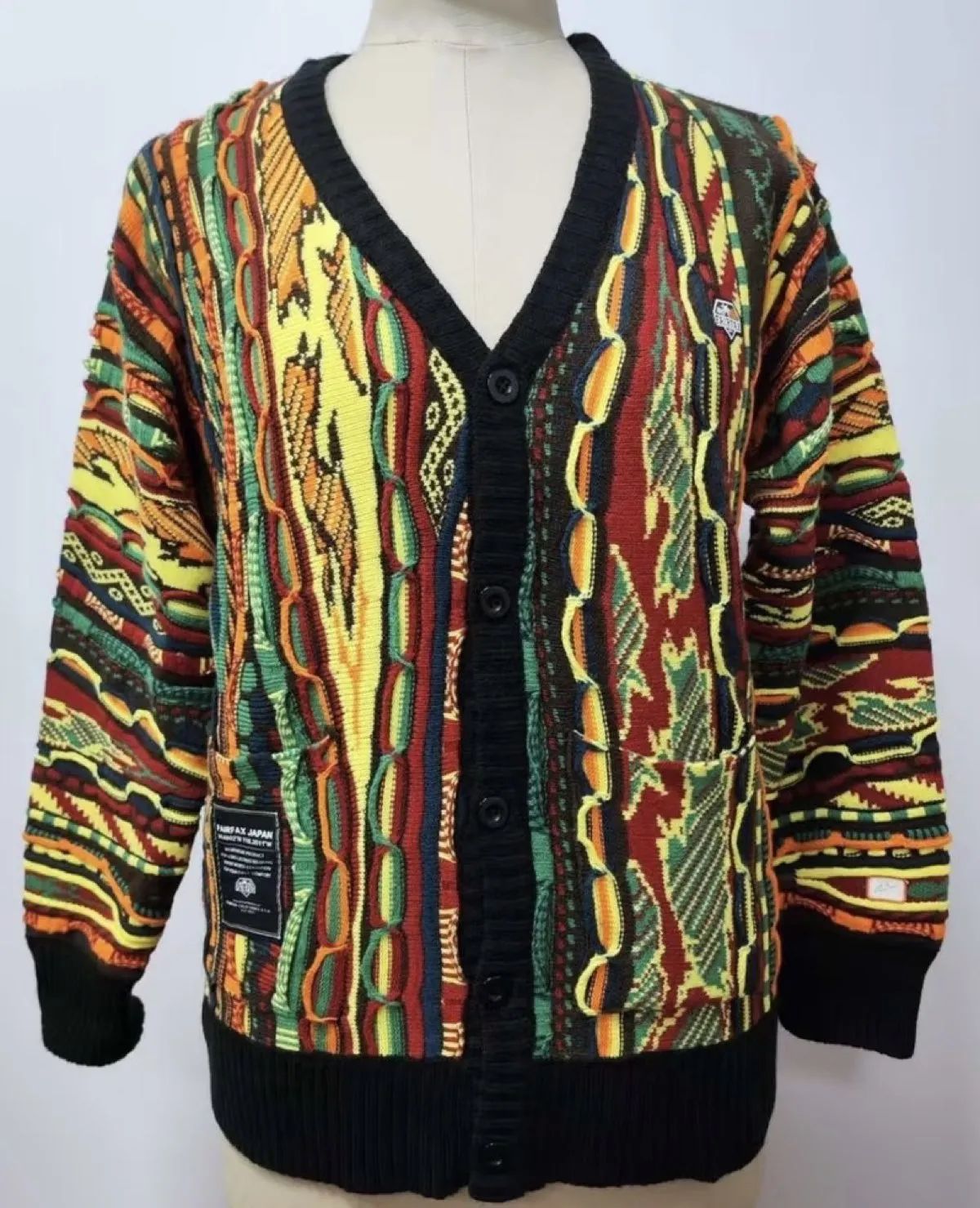 Raised-Texture Knit Sweaters design 5