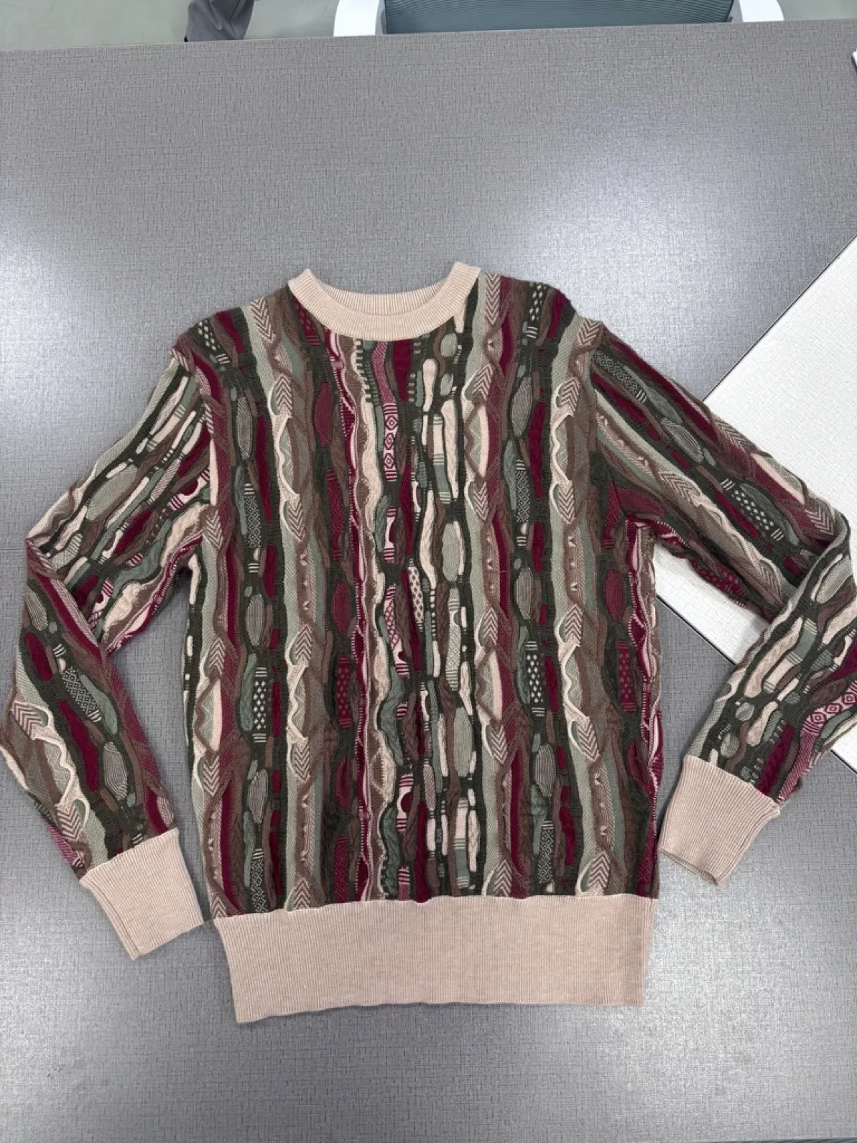Raised-Texture Knit Sweaters design 7